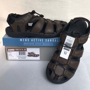 Khombu men’s active sandal size 11 brown